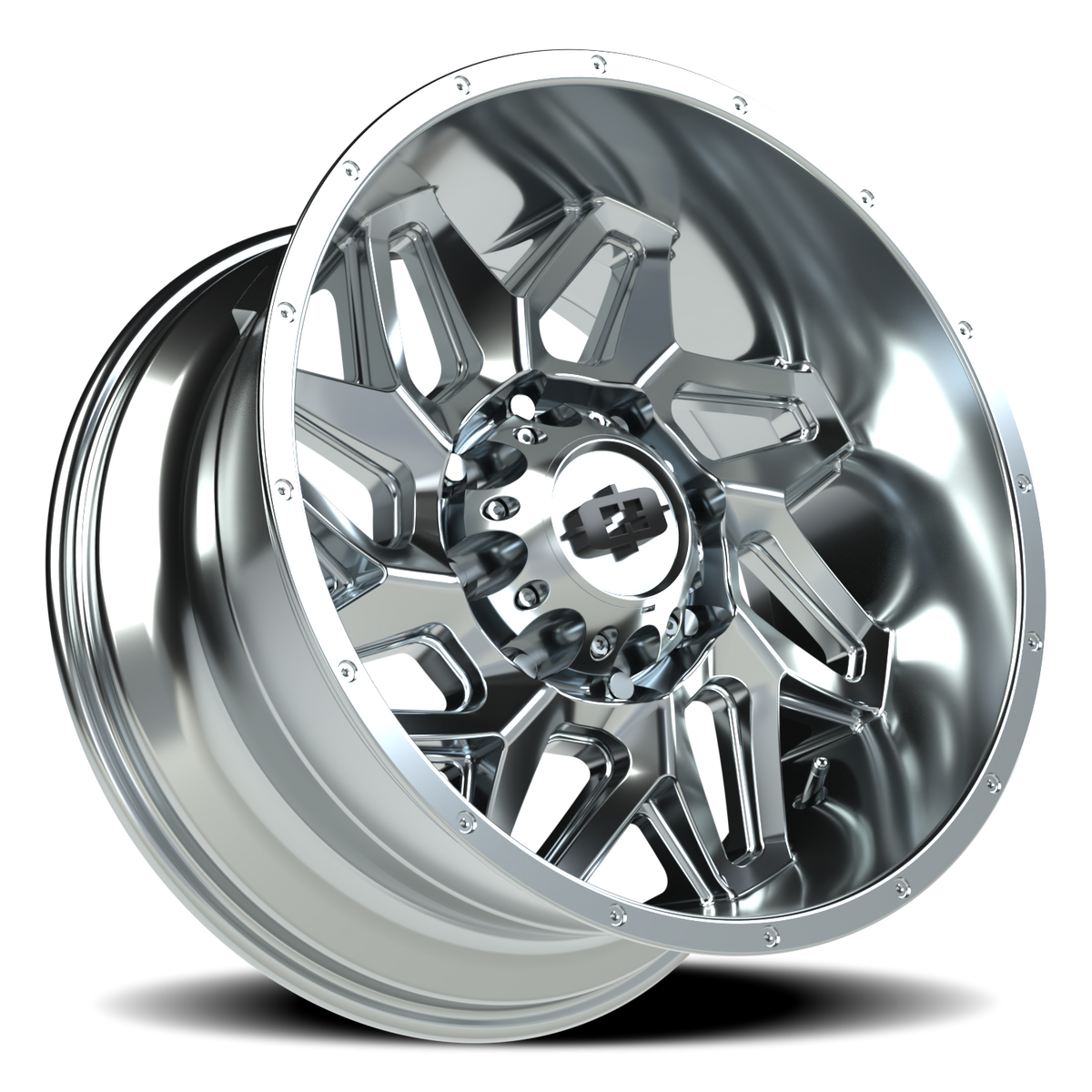 Vision Wheel 361 Chrome 20x10 -25 8x180mm 124.2mm - Wheelwiz