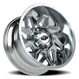 Vision Wheel 361 Chrome 20x10 -25 8x180mm 124.2mm - Wheelwiz