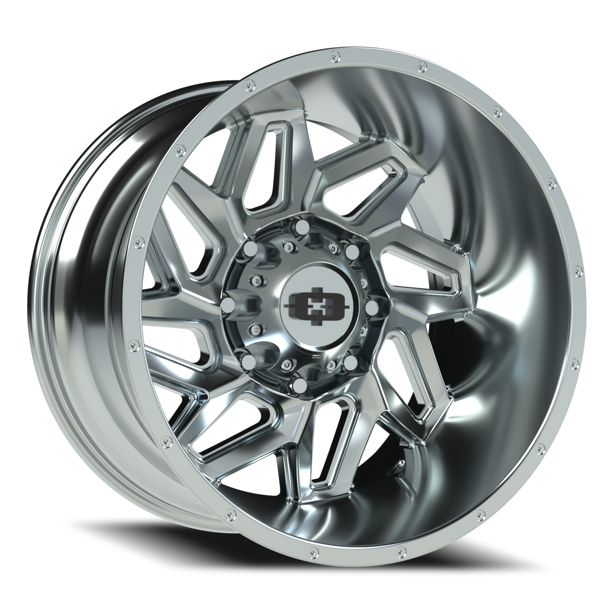 Vision Wheel 361 Chrome 20x12 -51 8x165.1mm 125.2mm - Wheelwiz