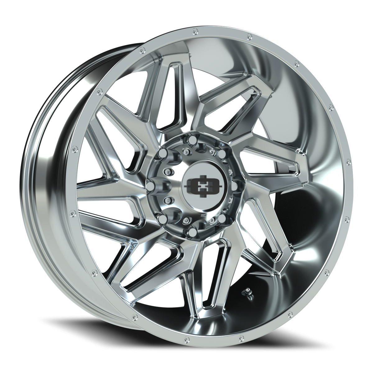 Vision Wheel 361 Chrome 22x10 -19 8x170mm 125.2mm - Wheelwiz