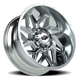 Vision Wheel 361 Chrome 22x10 -19 8x165.1mm 125.2mm - Wheelwiz
