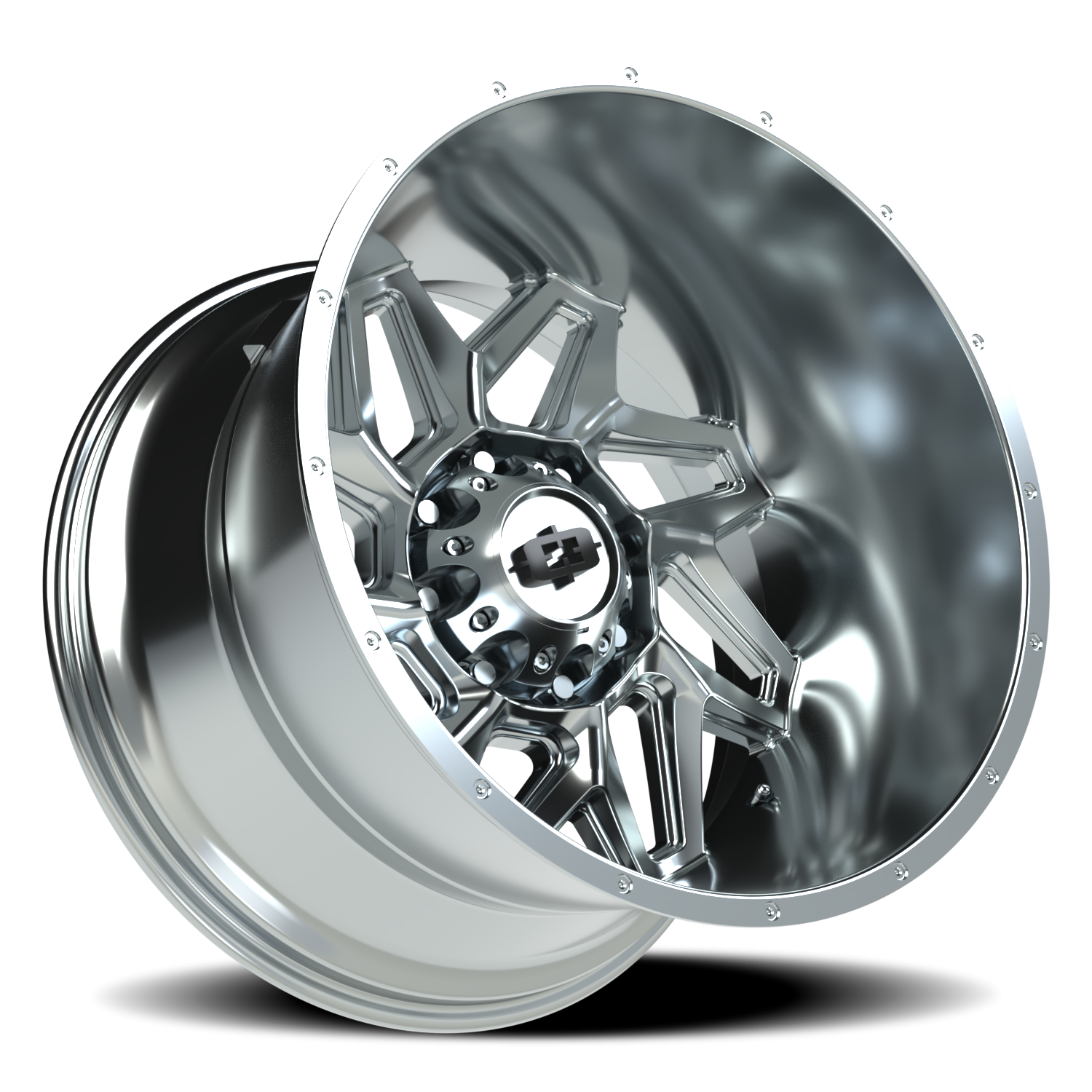 Vision Wheel 361 Chrome 22x14 -76 8x170mm 125.2mm - Wheelwiz
