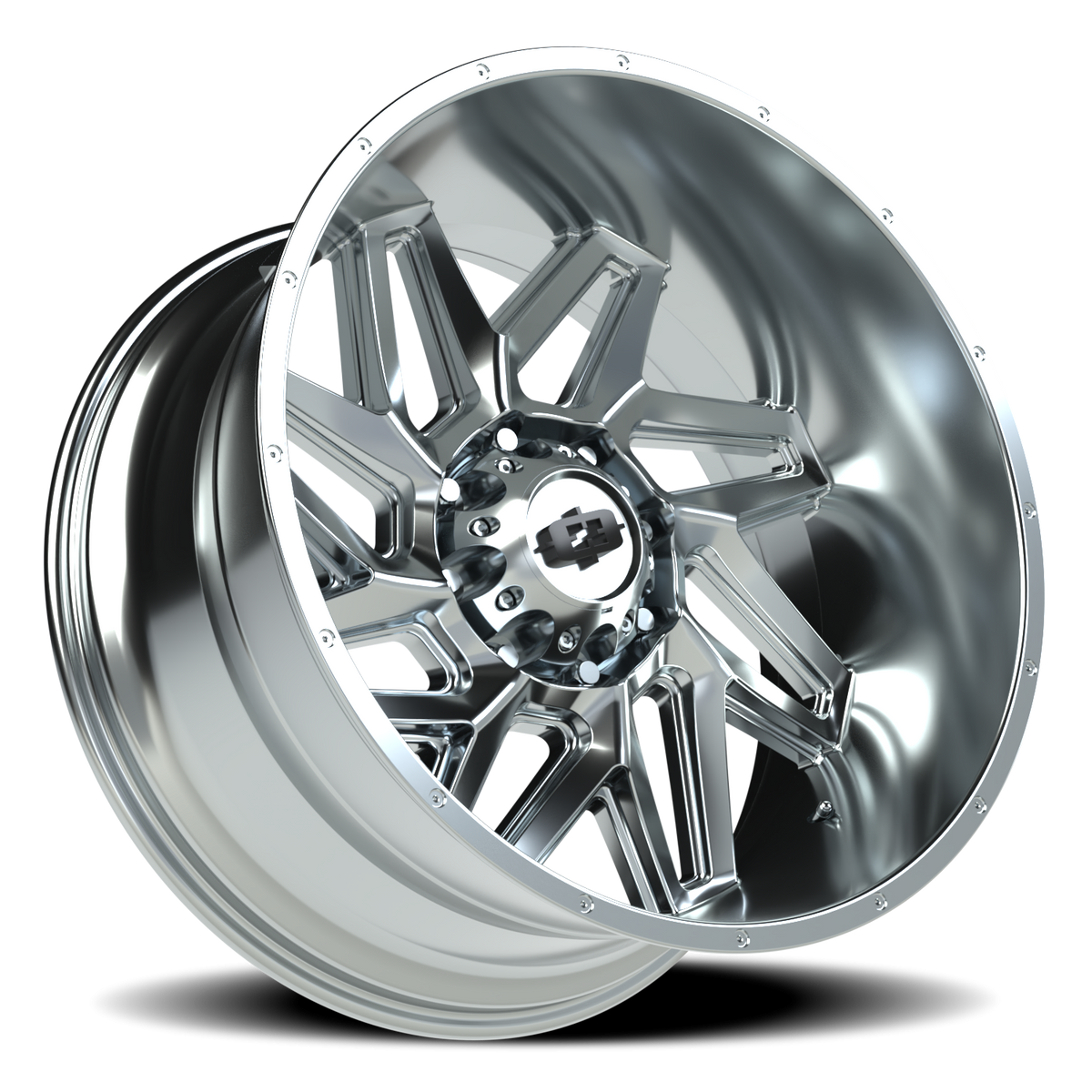 Vision Wheel 361 Chrome 24x12 -51 8x170mm 125.2mm - Wheelwiz
