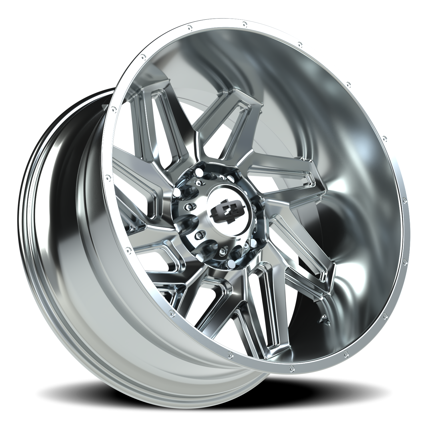 Vision Wheel 361 Chrome 24x12 -51 8x170mm 125.2mm - Wheelwiz