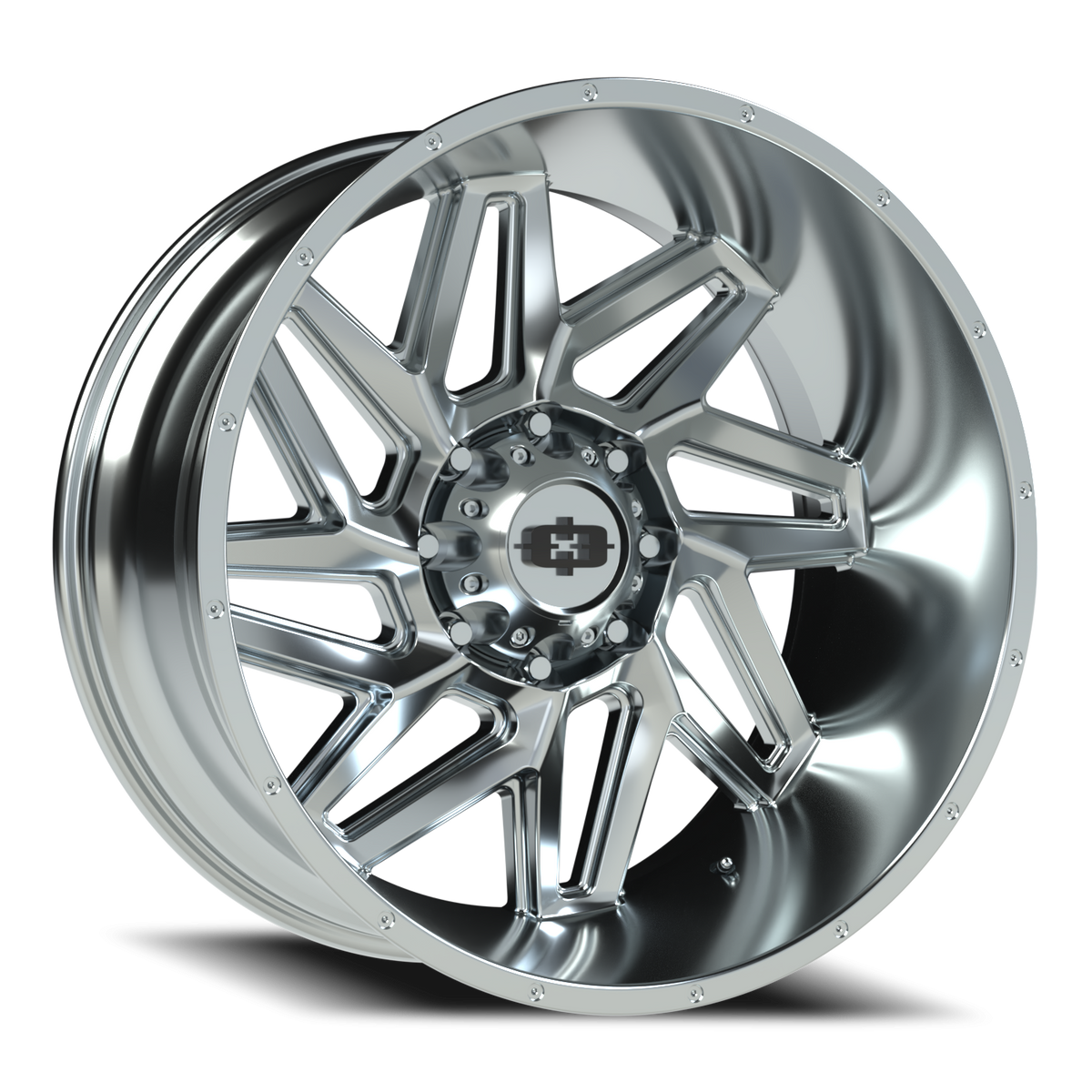 Vision Wheel 361 Chrome 24x12 -51 8x165.1mm 125.2mm - Wheelwiz