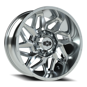 Vision Wheel 361 Chrome 20x9 +12 8x165.1mm 125.2mm - Wheelwiz