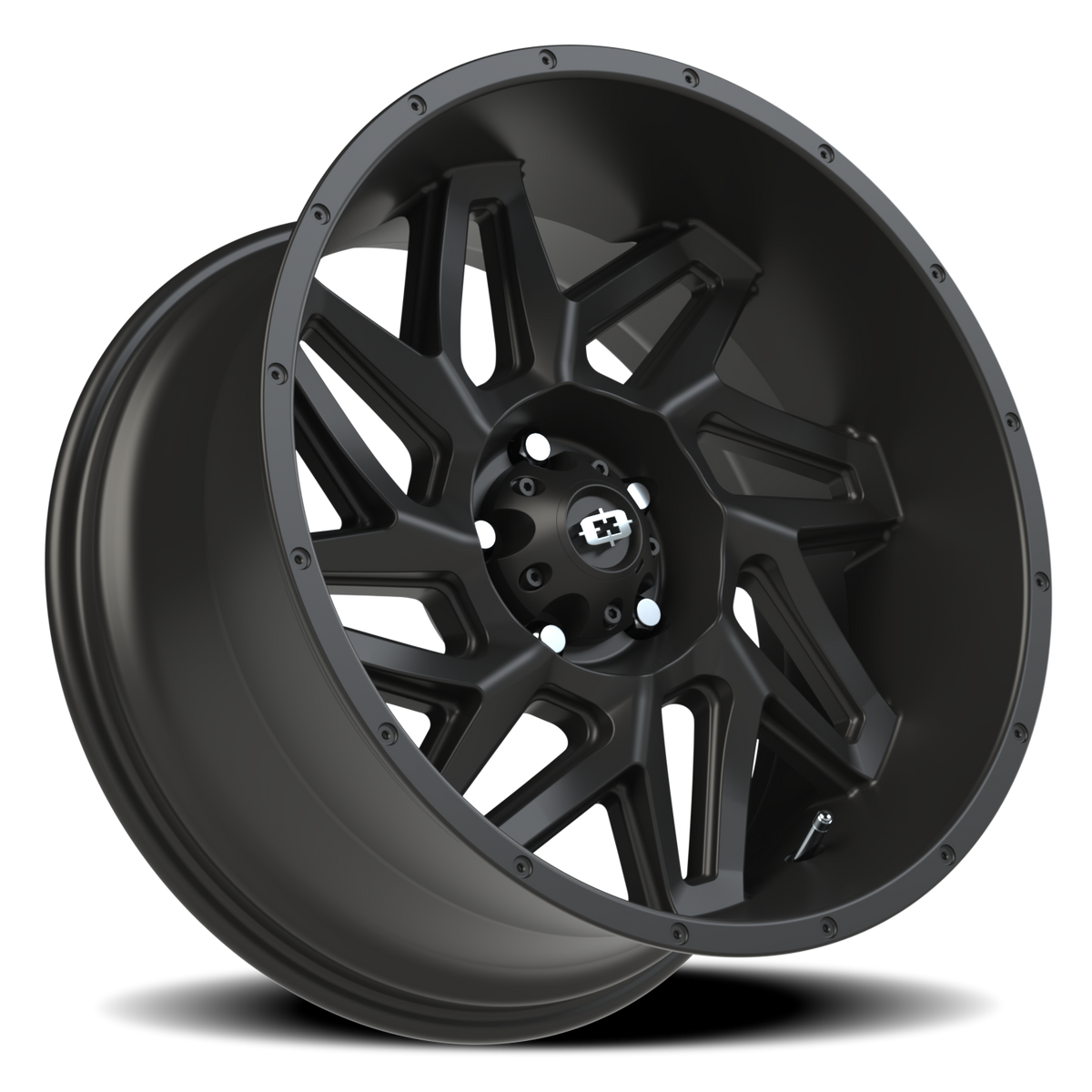 Vision Wheel 361 Satin Black 20x10 -25 5x127mm 78.1mm - Wheelwiz