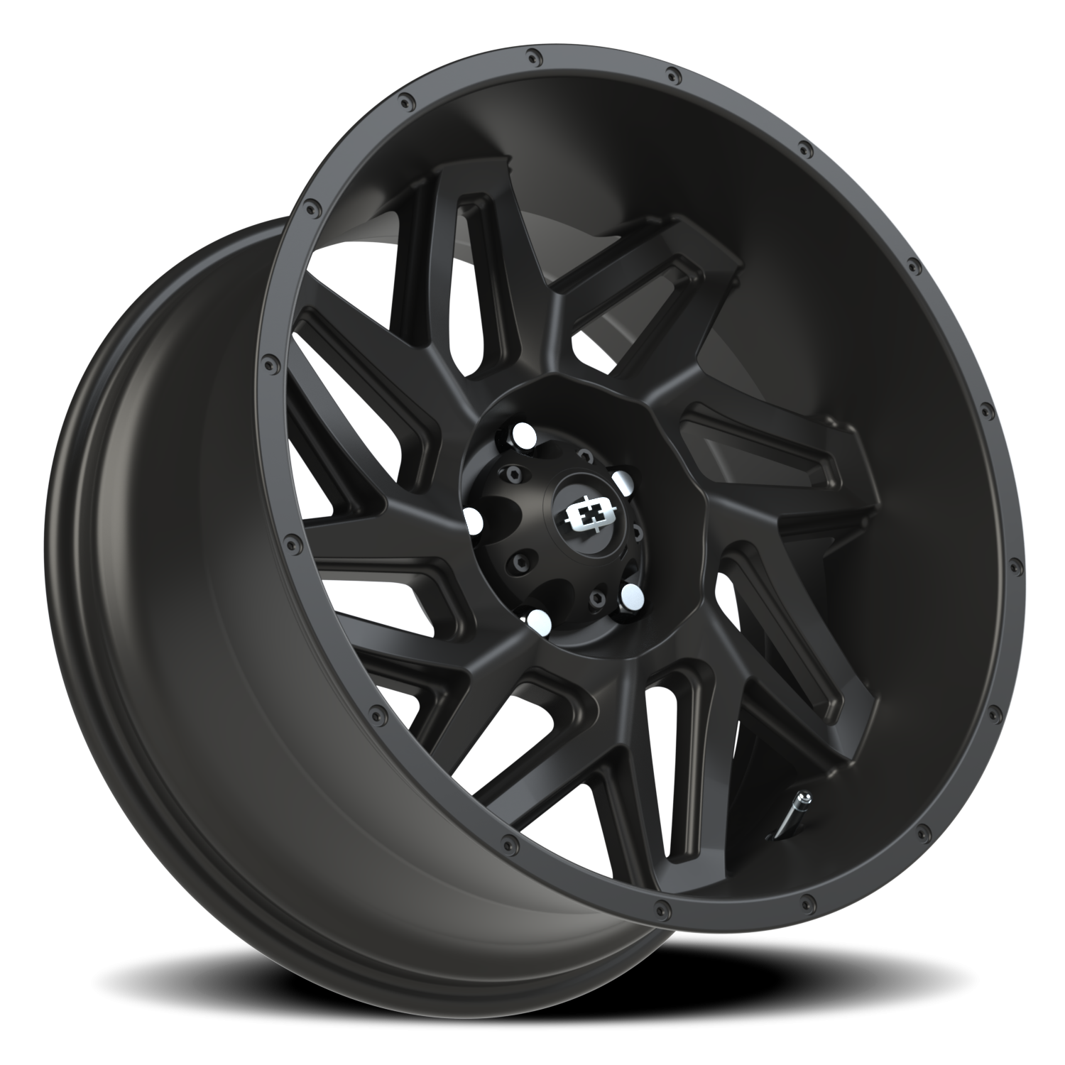 Vision Wheel 361 Satin Black 20x10 -25 5x127mm 78.1mm - Wheelwiz