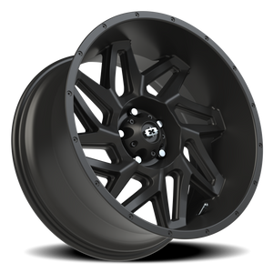 Vision Wheel 361 Satin Black 20x10 -25 5x127mm 78.1mm - Wheelwiz