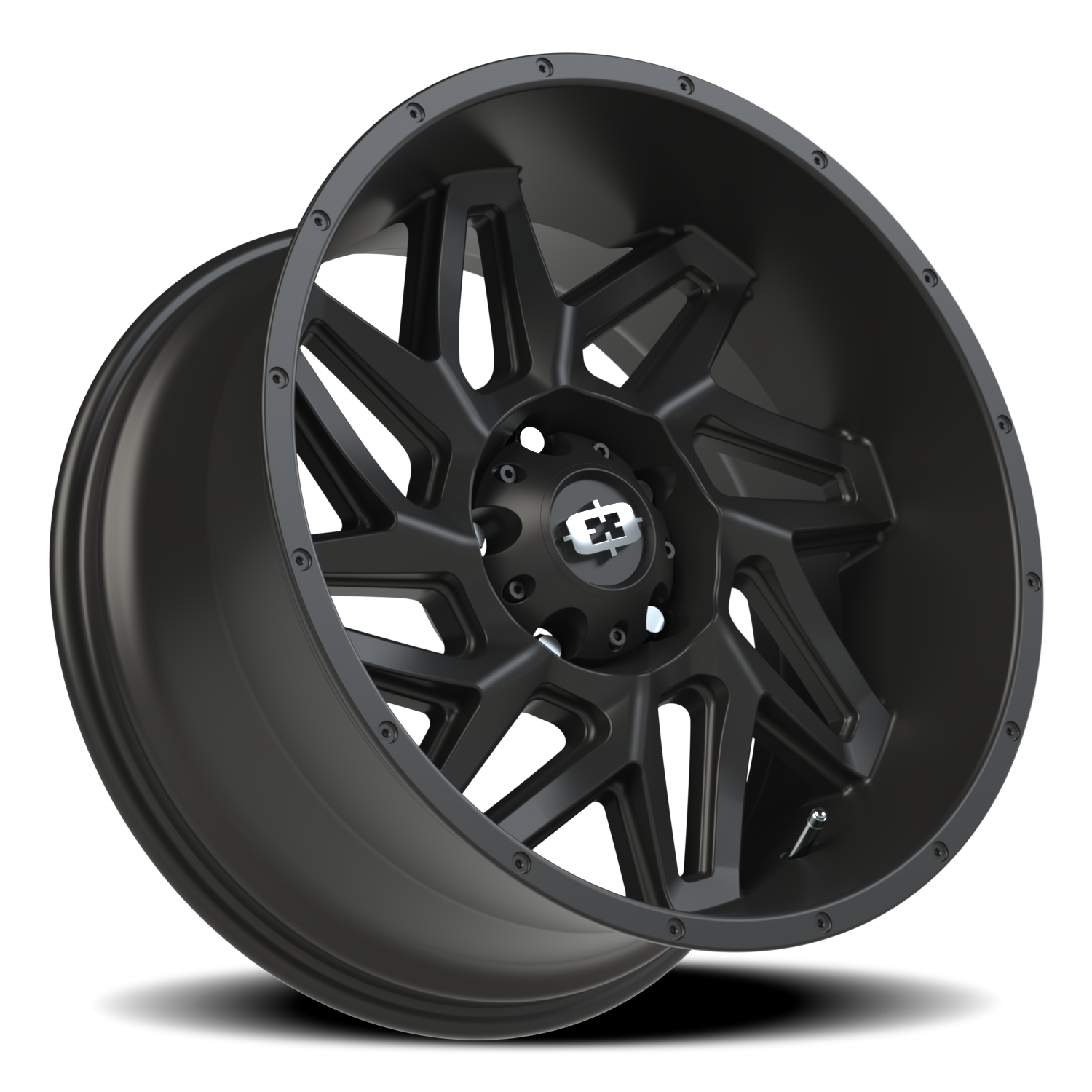 Vision Wheel 361 Satin Black 20x10 -25 5x139.7mm 108mm - Wheelwiz
