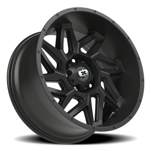 Vision Wheel 361 Satin Black 20x10 -25 5x139.7mm 108mm - Wheelwiz