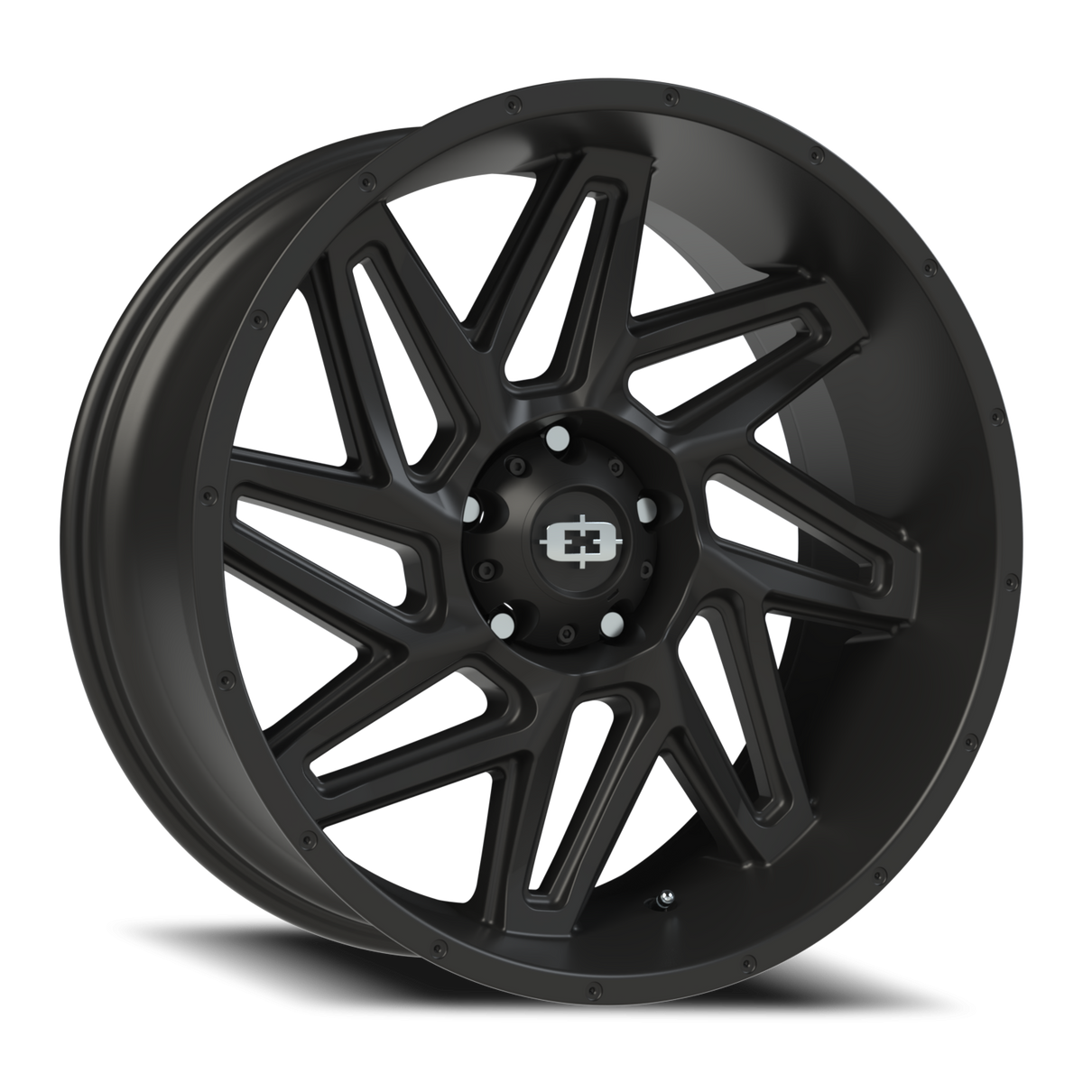 Vision Wheel 361 Satin Black 22x10 -19 5x139.7mm 108mm - Wheelwiz
