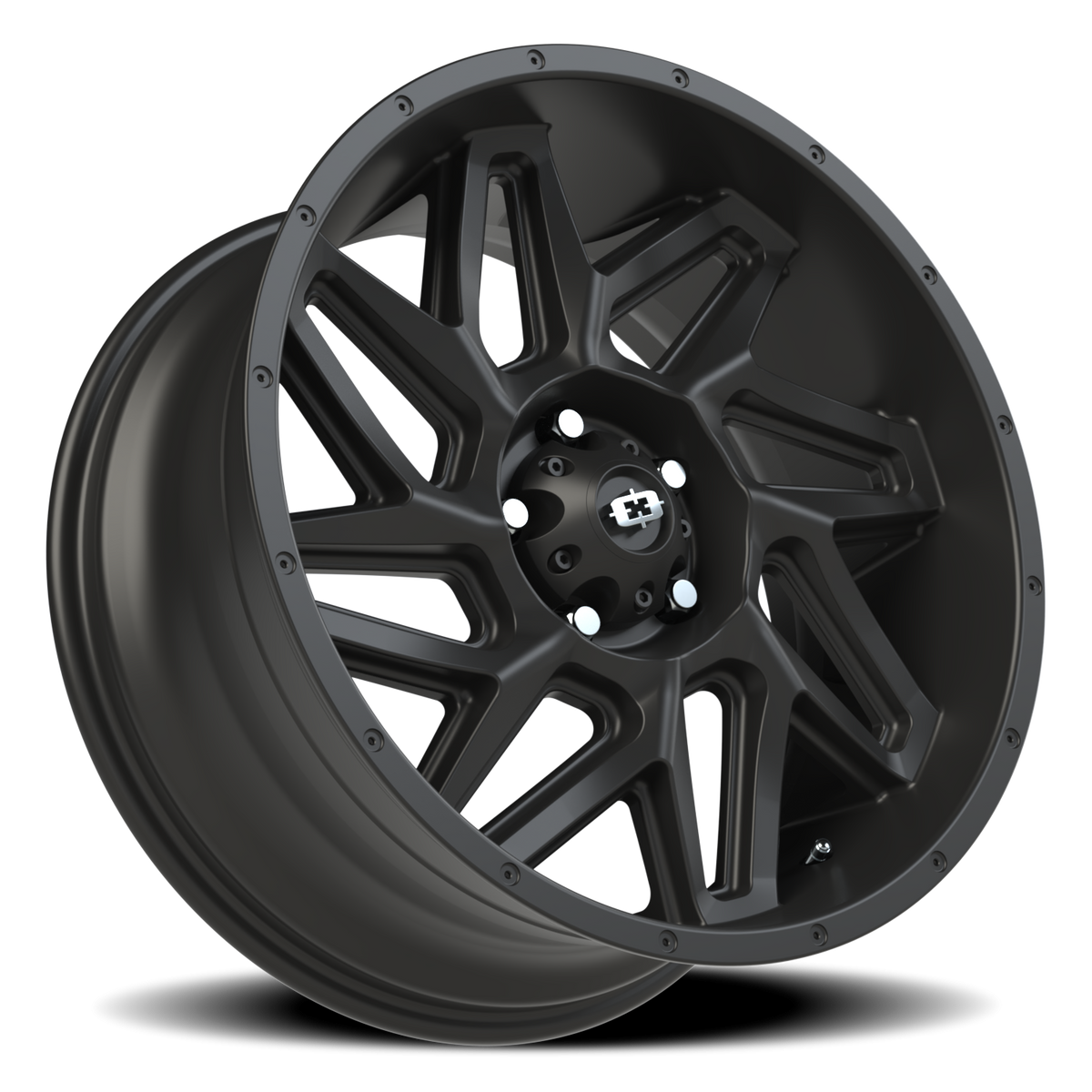Vision Wheel 361 Satin Black 20x9 +10 5x127mm 78.1mm - Wheelwiz