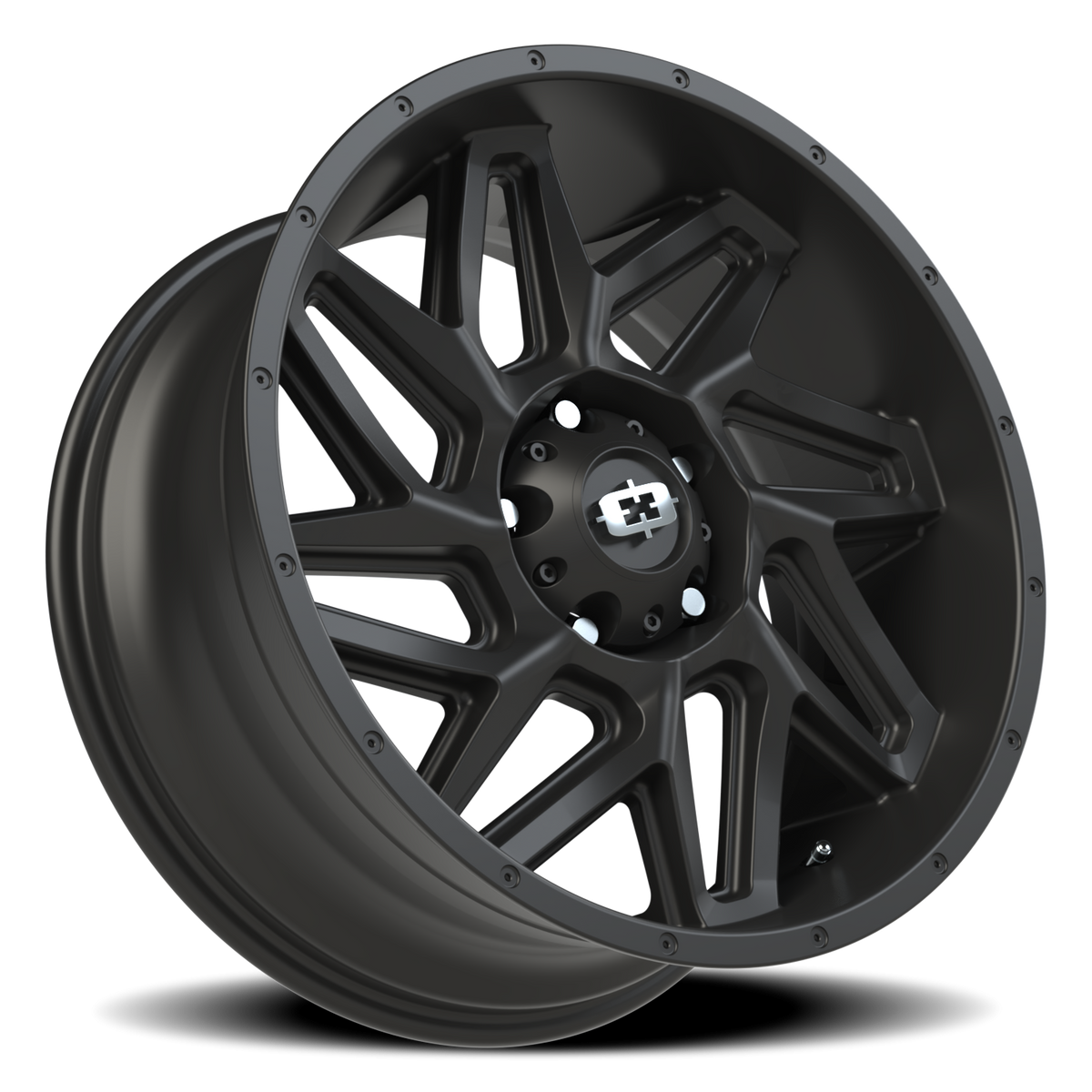 Vision Wheel 361 Satin Black 20x9 +12 5x139.7mm 108mm - Wheelwiz