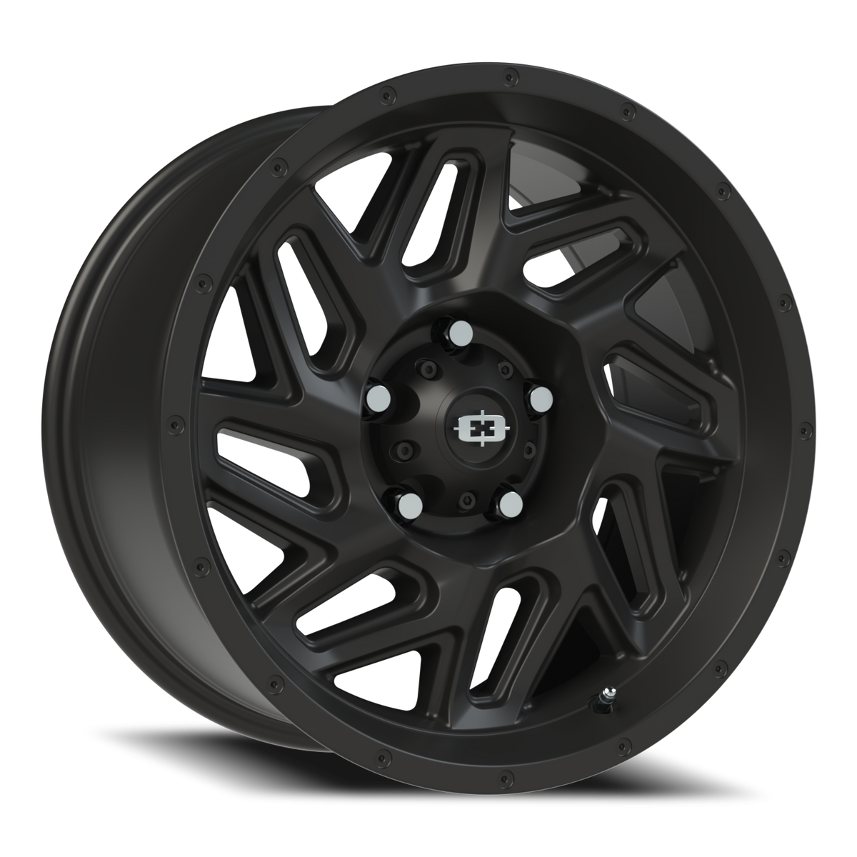 Vision Wheel 361 Satin Black 17x9 +12 5x127mm 78.1mm - Wheelwiz
