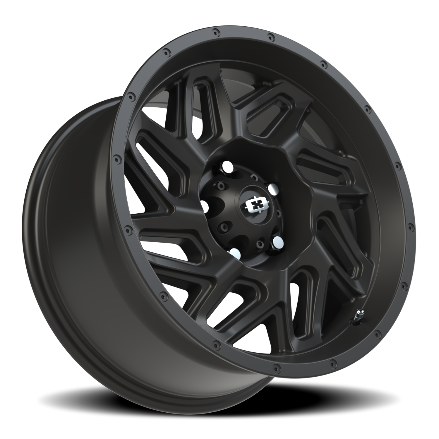 Vision Wheel 361 Satin Black 17x9 +12 5x127mm 78.1mm - Wheelwiz