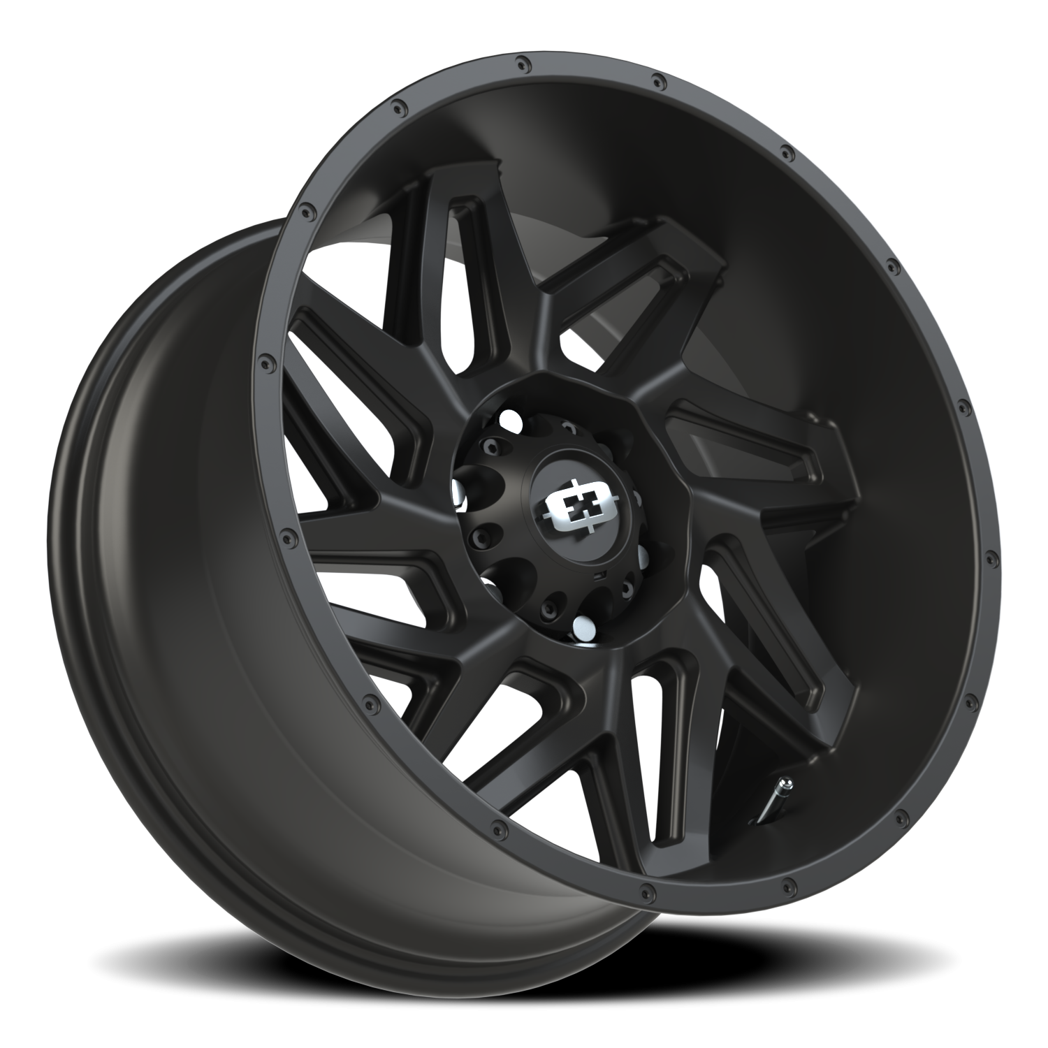Vision Wheel 361 Satin Black 20x10 -25 6x139.7mm 106.2mm - Wheelwiz