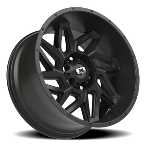 Vision Wheel 361 Satin Black 20x10 -25 6x139.7mm 106.2mm - Wheelwiz