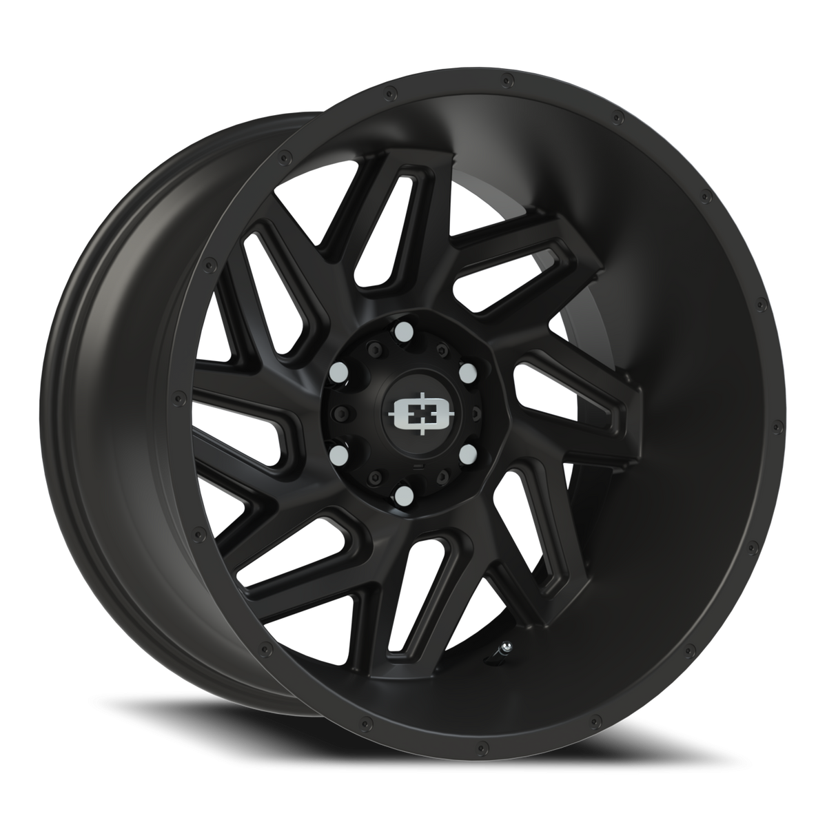 Vision Wheel 361 Satin Black 20x12 -51 6x135mm 87.1mm - Wheelwiz