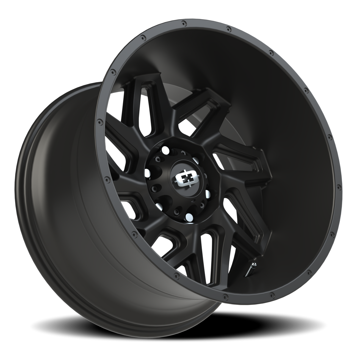 Vision Wheel 361 Satin Black 20x12 -51 6x135mm 87.1mm - Wheelwiz