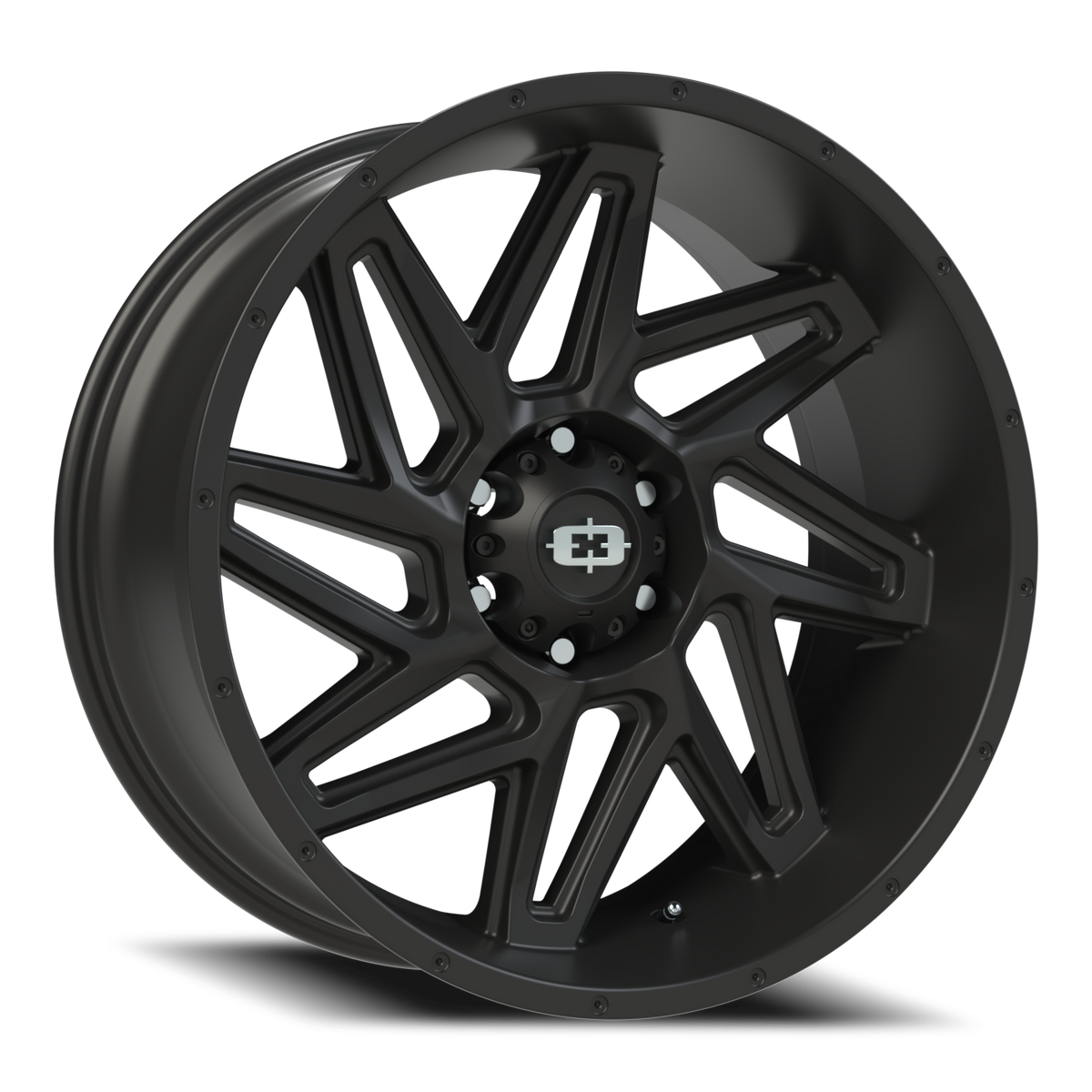Vision Wheel 361 Satin Black 22x10 -19 6x139.7mm 106.2mm - Wheelwiz