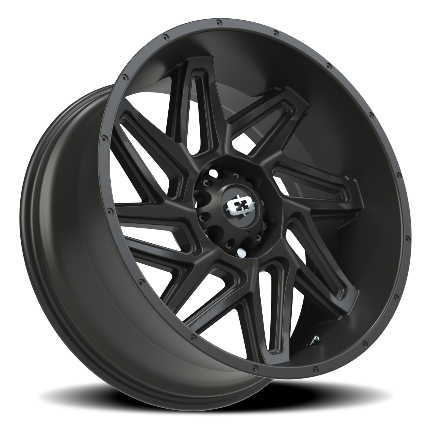 Vision Wheel 361 Satin Black 22x10 -19 6x139.7mm 106.2mm - Wheelwiz