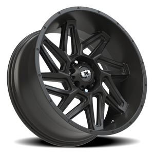 Vision Wheel 361 Satin Black 22x10 -19 6x139.7mm 106.2mm - Wheelwiz