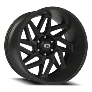 Vision Wheel 361 Satin Black 22x12 -57 6x139.7mm 106.2mm - Wheelwiz