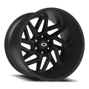 Vision Wheel 361 Satin Black 22x14 -76 6x139.7mm 106.2mm - Wheelwiz