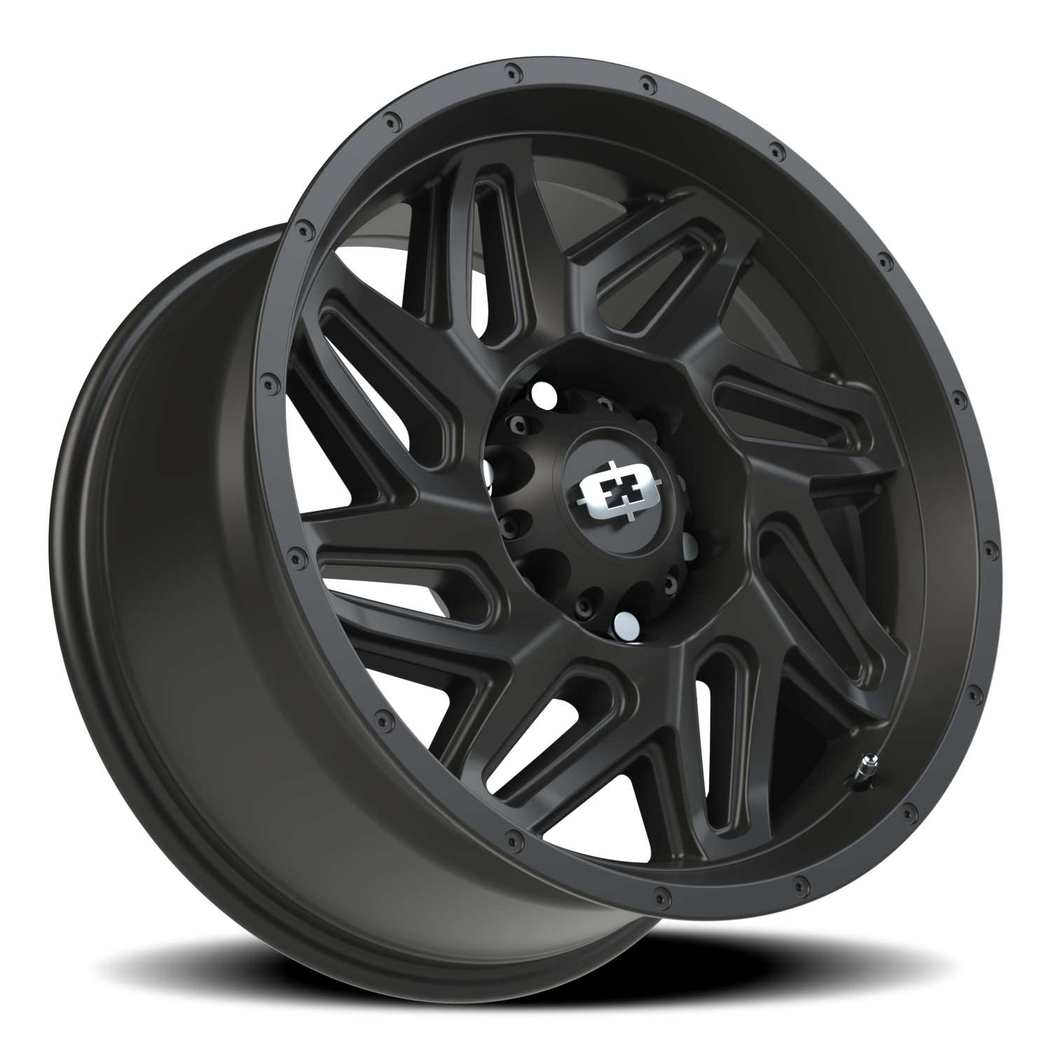 Vision Wheel 361 Satin Black 18x9 +12 6x139.7mm 106.2mm - Wheelwiz