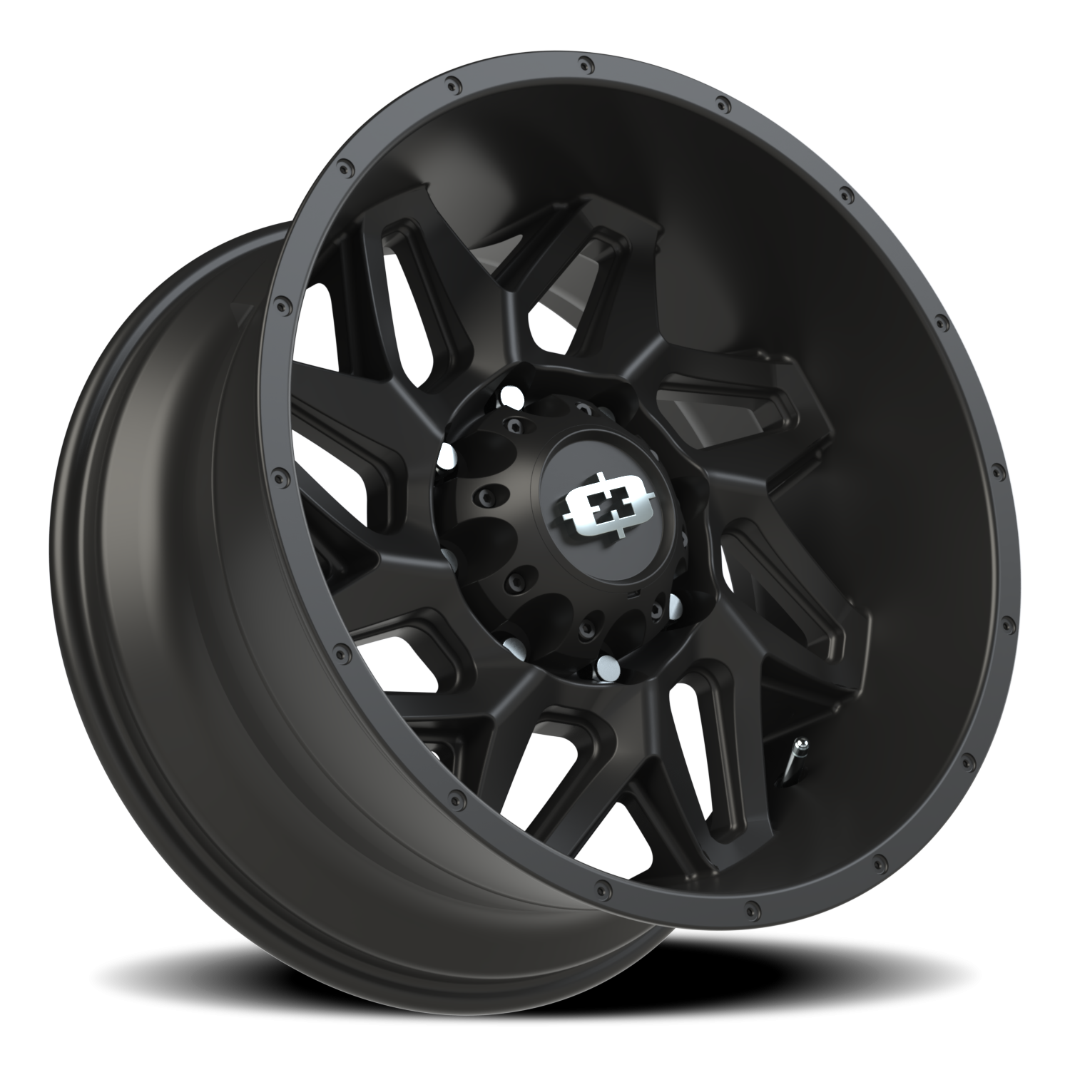 Vision Wheel 361 Satin Black 20x10 -25 8x165.1mm 125.2mm - Wheelwiz