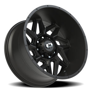 Vision Wheel 361 Satin Black 22x12 -51 8x165.1mm 125.2mm - Wheelwiz