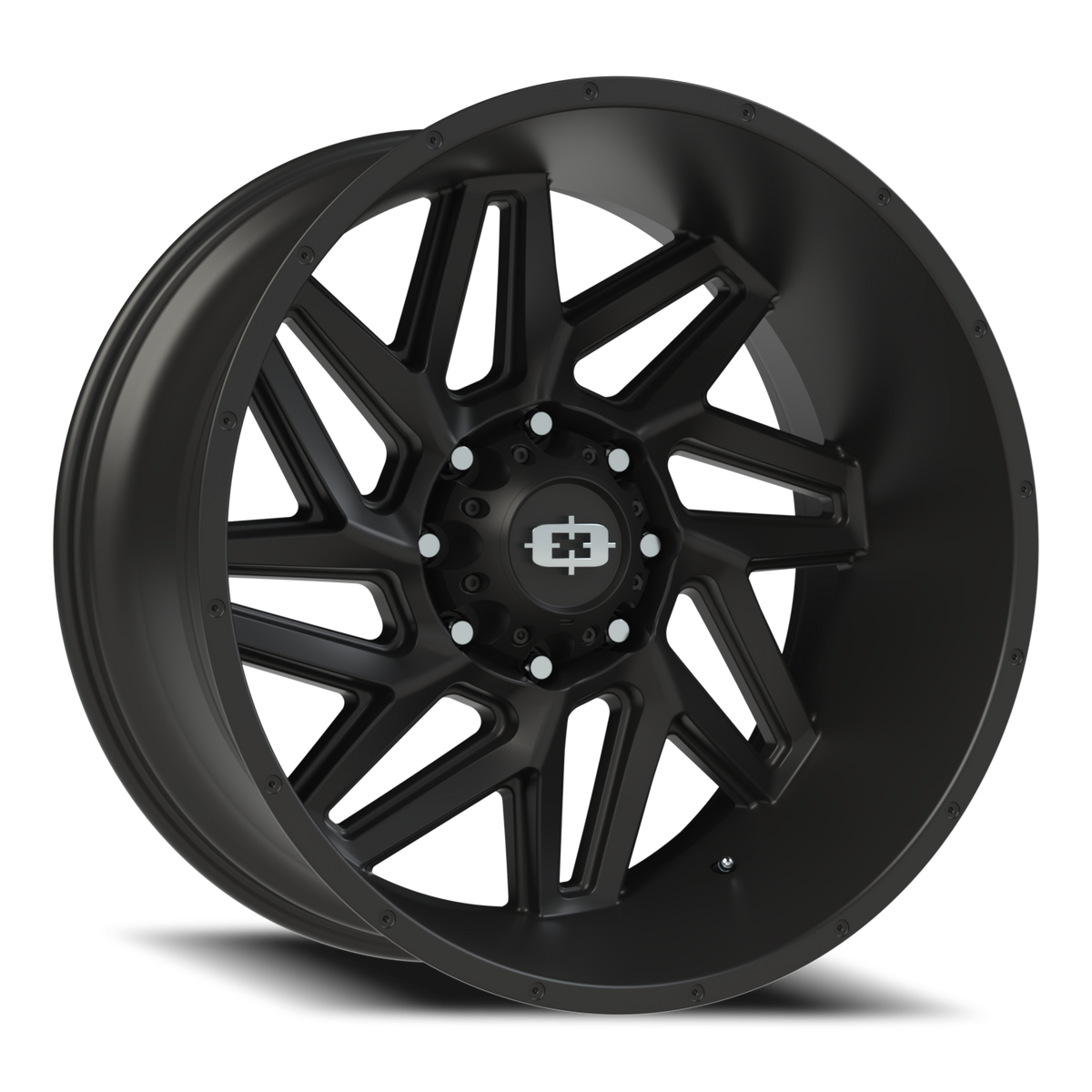 Vision Wheel 361 Satin Black 24x12 -51 8x165.1mm 125.2mm - Wheelwiz