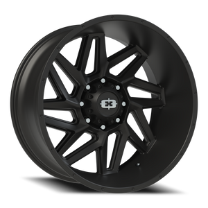 Vision Wheel 361 Satin Black 24x12 -51 8x165.1mm 125.2mm - Wheelwiz