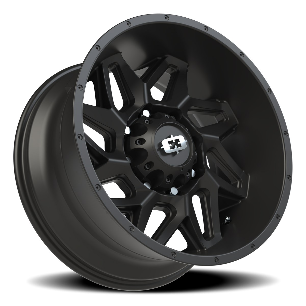 Vision Wheel 361 Satin Black 20x9 +12 8x165.1mm 125.2mm - Wheelwiz