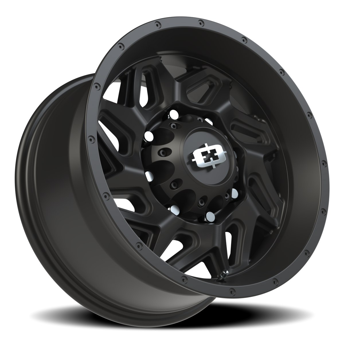 Vision Wheel 361 Satin Black 17x9 +12 8x170mm 125.2mm - Wheelwiz