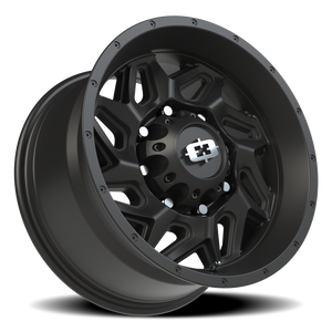 Vision Wheel 361 Satin Black 17x9 +12 8x170mm 125.2mm - Wheelwiz