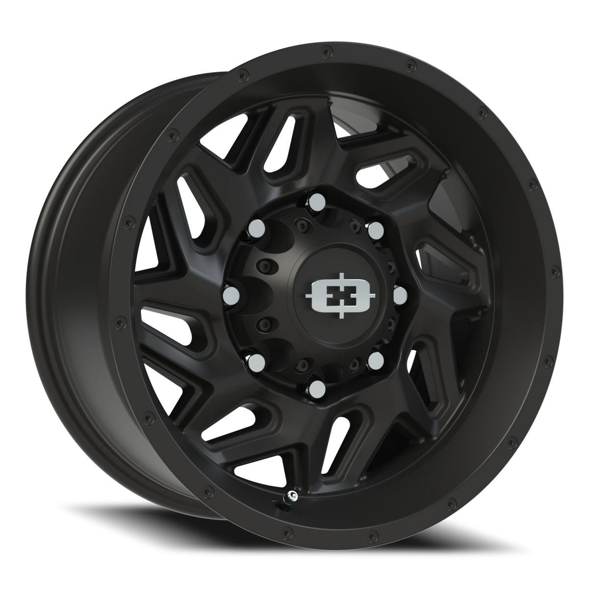 Vision Wheel 361 Satin Black 17x9 +12 8x165.1mm 125.2mm - Wheelwiz