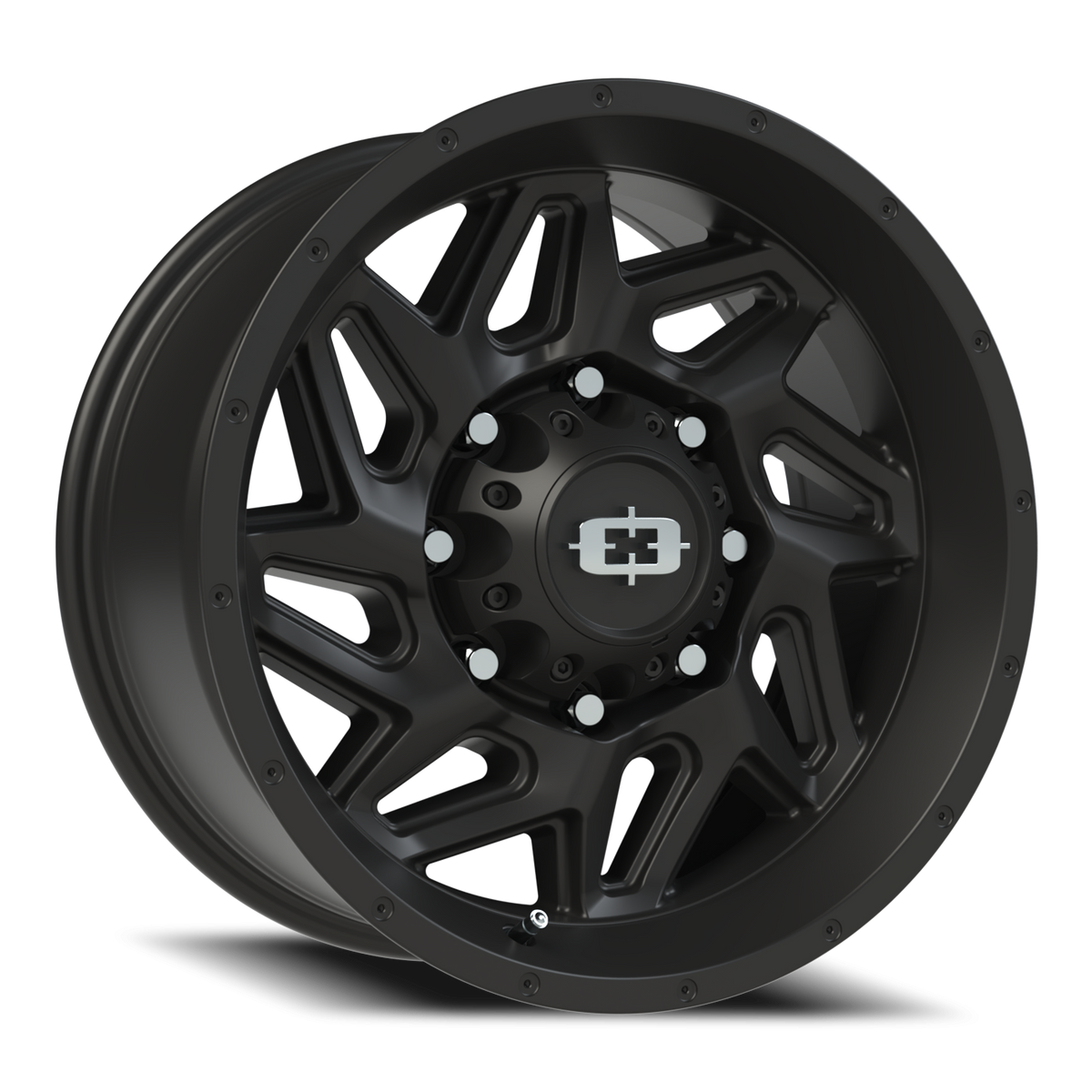 Vision Wheel 361 Satin Black 18x9 +12 8x165.1mm 125.2mm - Wheelwiz