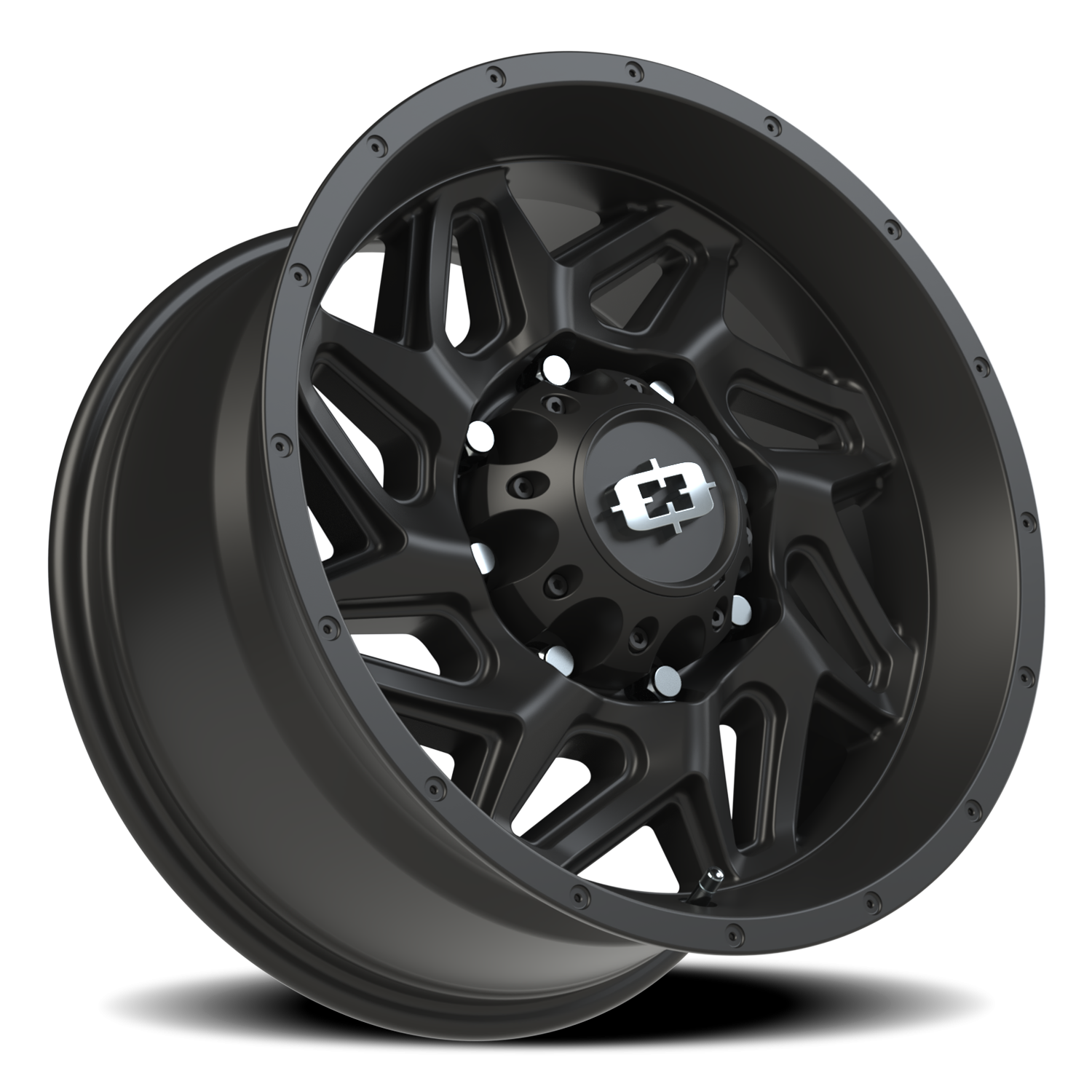 Vision Wheel 361 Satin Black 18x9 +12 8x165.1mm 125.2mm - Wheelwiz