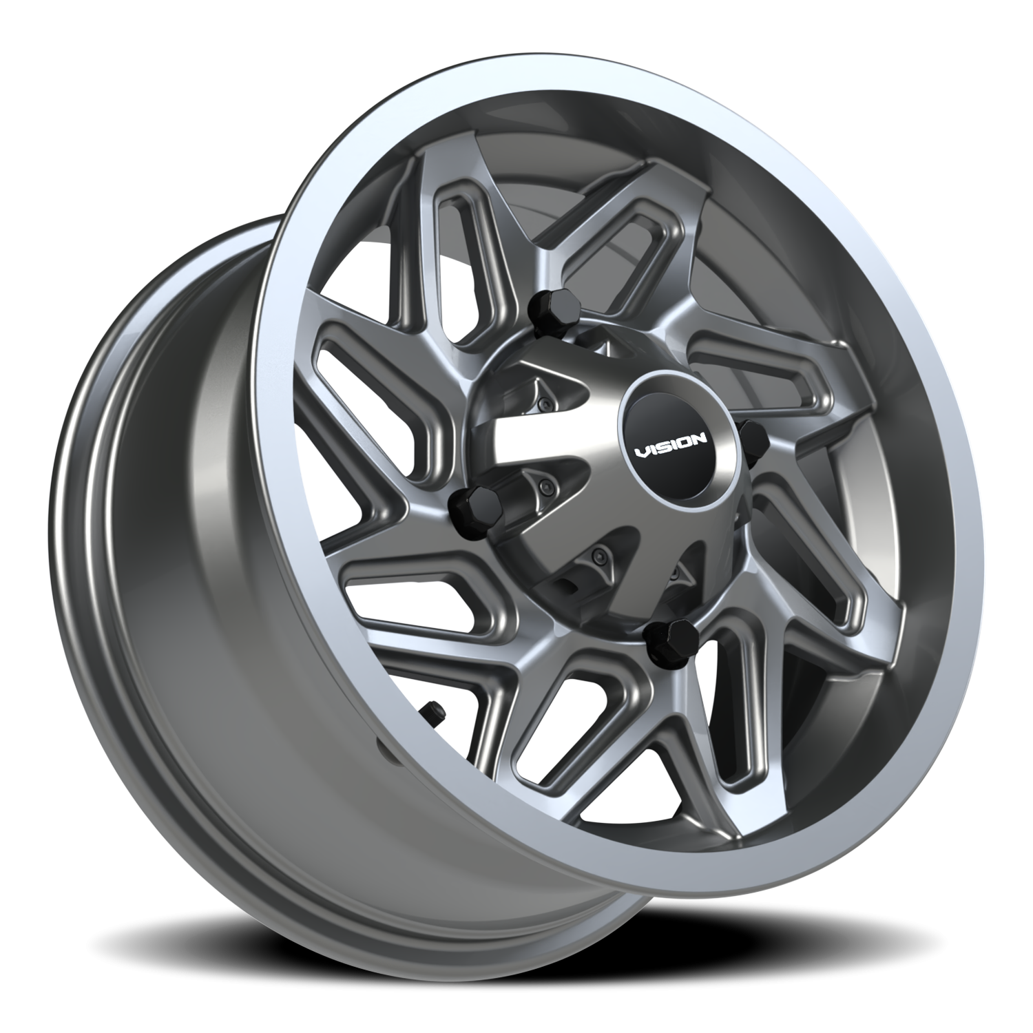Vision Wheel 361 Gunmetal 14x7 +38 4x136mm 110.5mm - Wheelwiz