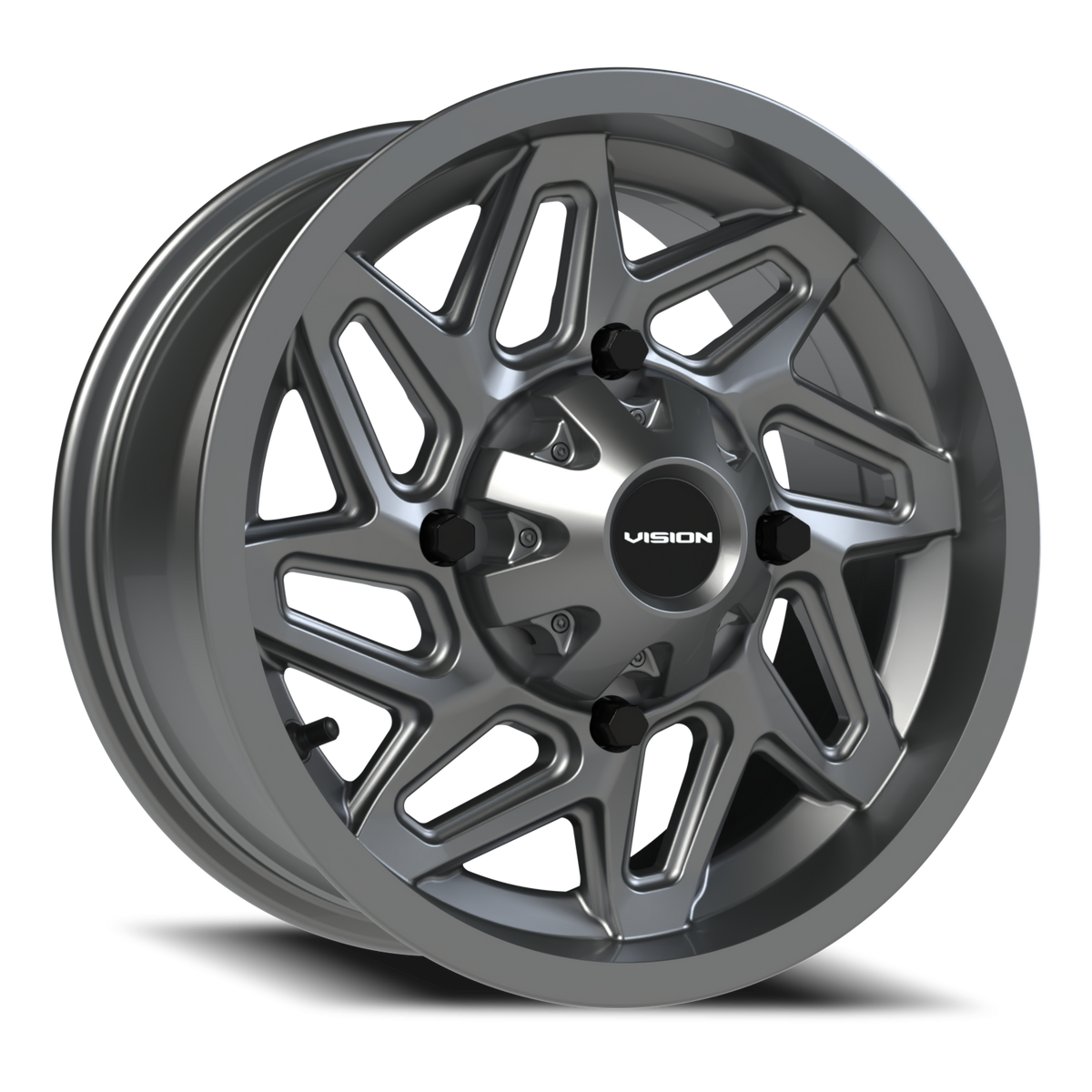 Vision Wheel 361 Gunmetal 14x7 +38 4x156mm 131.1mm - Wheelwiz