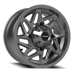 Vision Wheel 361 Gunmetal 14x7 +38 4x156mm 131.1mm - Wheelwiz