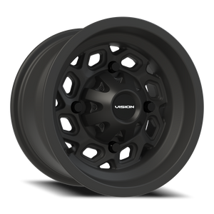Vision Wheel 361 Matte Black 12x7 +3 4x156mm 131.1mm - Wheelwiz
