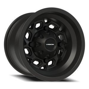 Vision Wheel 361 Matte Black 12x8 -10 4x156mm 131.1mm - Wheelwiz