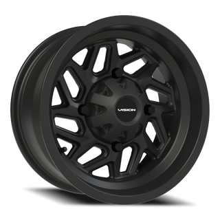 Vision Wheel 361 Matte Black 14x7 +3 4x110mm 86mm