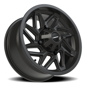 Vision Wheel 361 Matte Black 15x7 +38 4x110mm 86mm - Wheelwiz