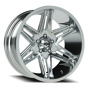 Vision Wheel 363 Chrome 20x10 -25 5x127mm 78.1mm - Wheelwiz
