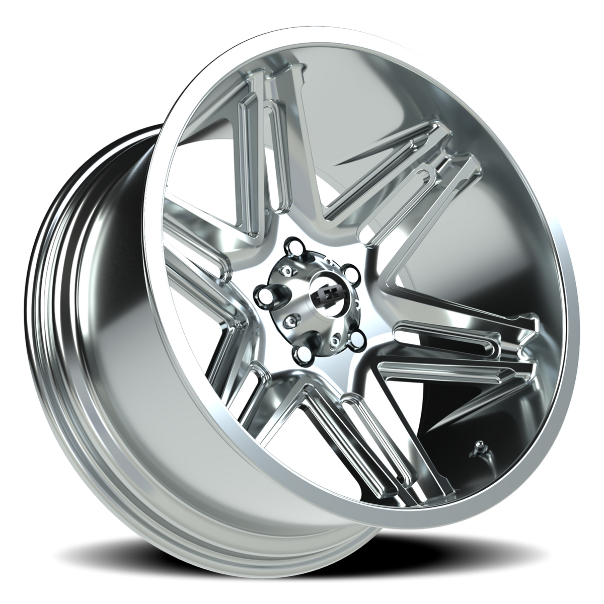 Vision Wheel 363 Chrome 20x10 -25 5x127mm 78.1mm - Wheelwiz
