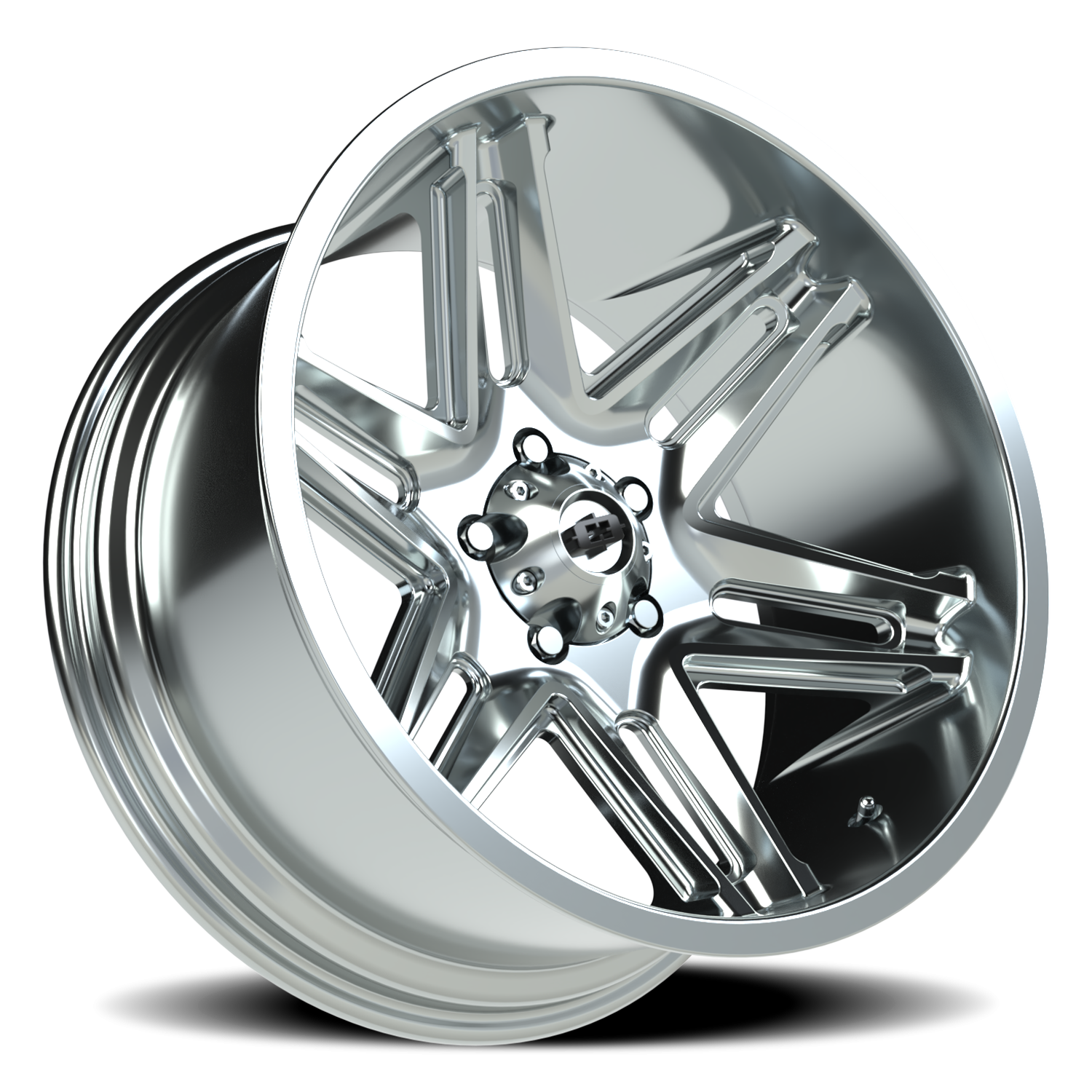 Vision Wheel 363 Chrome 20x10 -25 5x127mm 78.1mm - Wheelwiz
